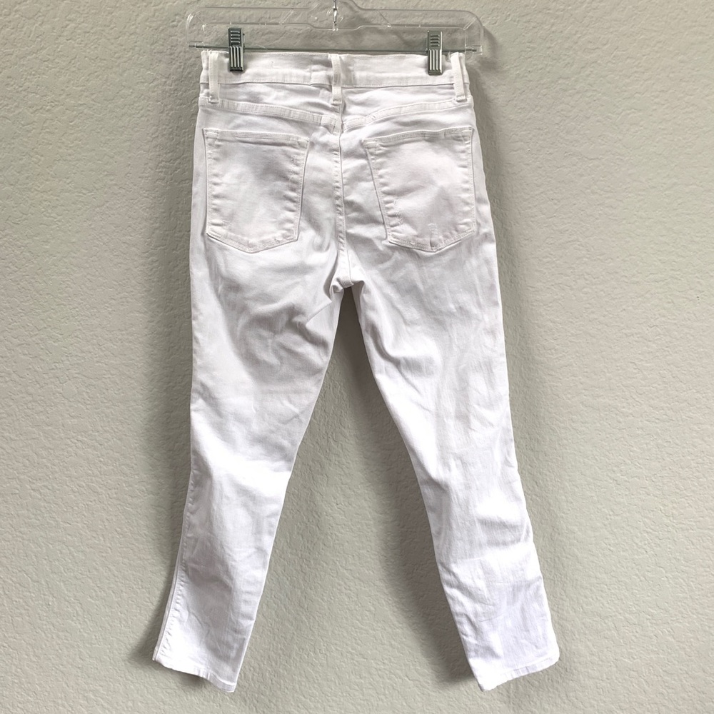 FRAME Denim Le High Skinny Crop Distressed Jeans - Picture 4 of 8